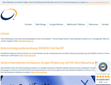 Tablet Screenshot of leinberger.de
